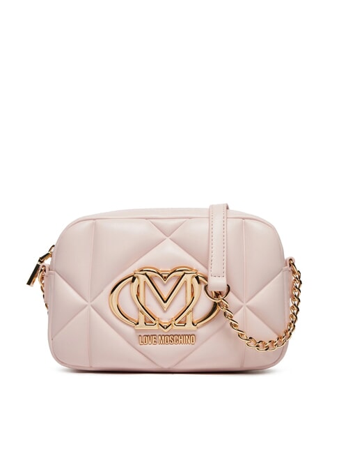 LOVE MOSCHINO GEOMETRIC QUILTED Mini-Umhängetasche Gesichtspuder - Damentaschen