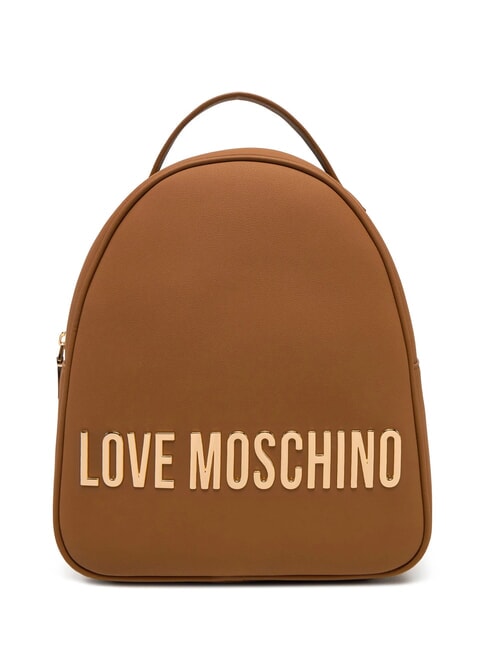 LOVE MOSCHINO LETTERING Rucksack Kamel - Damentaschen