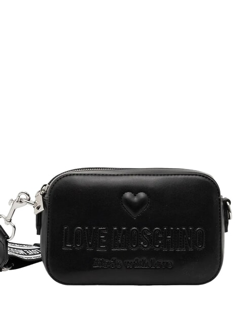 LOVE MOSCHINO MADE WITH LOVE Mini-Umhängetasche Schwarz Schwarz - Damentaschen