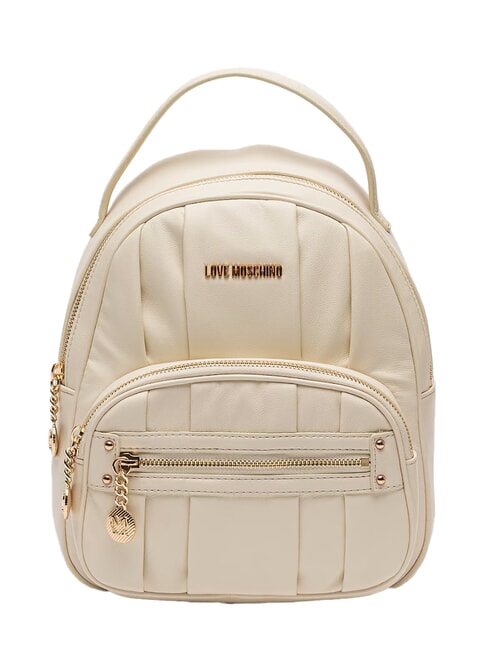 LOVE MOSCHINO BAGGY Rucksack mit Tasche Elfenbein - Damentaschen