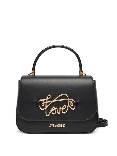 LOVE MOSCHINO TIMELESS Aktentasche mit Schultergurt Schwarz - Damentaschen