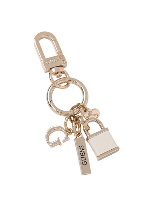 GUESS EDITA Schlüsselanhänger mit Charm NICHT-GERADE WEISS - Schlüsselanhänger und Schlüsseletuis