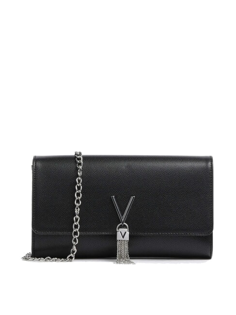 MARIO VALENTINO DIVINA Schulter-Clutch aus Metall Schwarz - Damentaschen