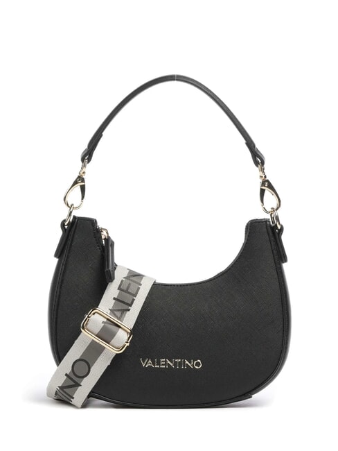 MARIO VALENTINO ZERO RE Umhängetasche mit Logo-Schultergurt Schwarz - Damentaschen