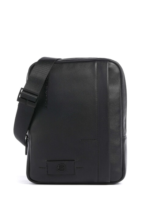 PIQUADRO W137 Ledertasche Schwarz - Umhängetaschen Herren