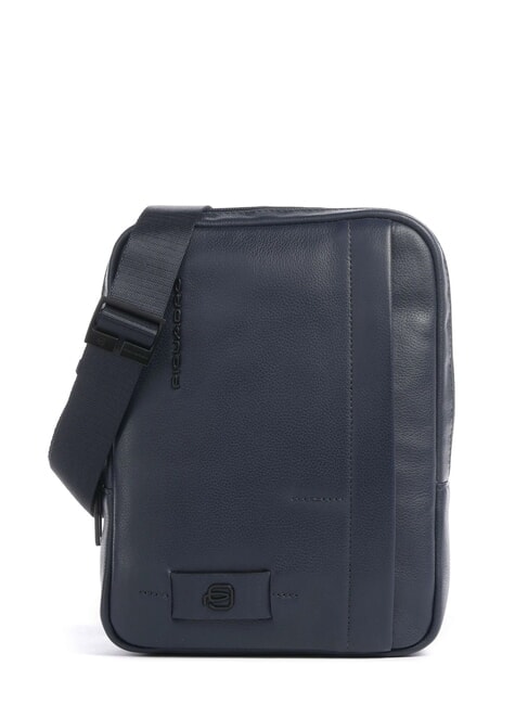 PIQUADRO W137 Ledertasche Blau - Umhängetaschen Herren