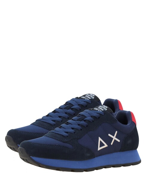 SUN68 TOM SOLID  Turnschuhe Marineblau/Burgund - Herrenschuhe