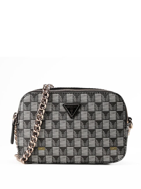 GUESS G WAVE 2 Mini-Umhängetasche schwarzes Logo - Damentaschen