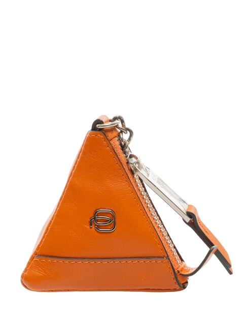 PIQUADRO MUSE Schlüsseletui/Geldbörse aus Leder orange2 - Schlüsselanhänger und Schlüsseletuis