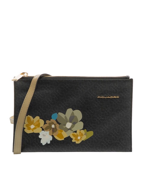 PIQUADRO FL Umhängetasche Schwarz - Damentaschen
