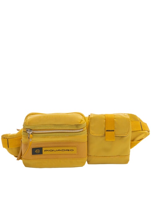 PIQUADRO BIOS Bauchtasche Gelb - Hüfttaschen