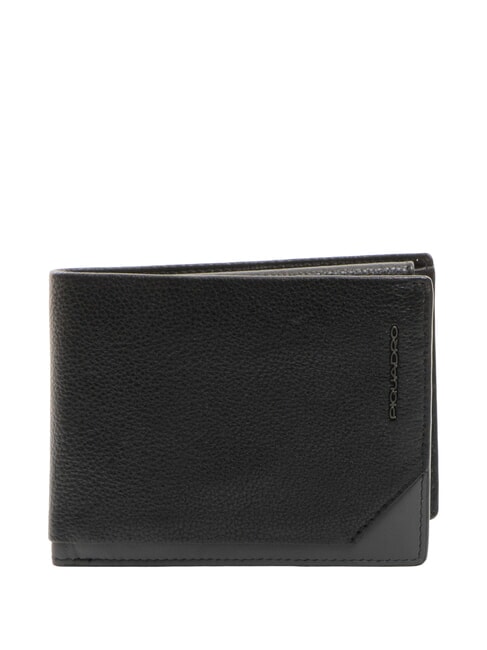 PIQUADRO TALLIN Ledergeldbörse Schwarz - Brieftaschen Herren