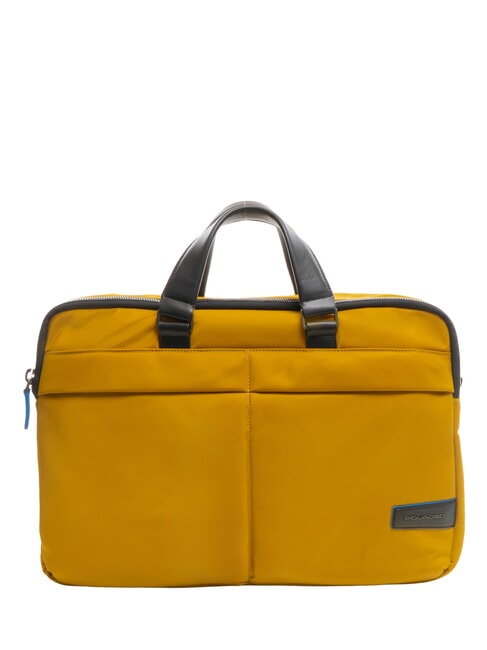 PIQUADRO PQ-RY 15,6" Laptop-Aktentasche gelb schwarz - Arbeitstaschen