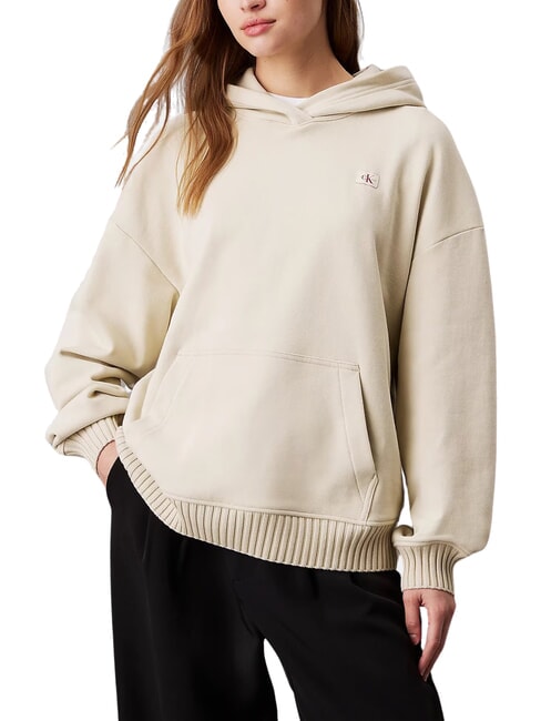 CALVIN KLEIN CK JEANS Kapuzenpullover mit Tasche Pelikan - Sweatshirts Damen