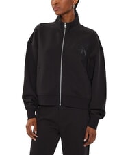 CALVIN KLEIN CK JEANS Rollkragen-Sweatshirt mit durchgehendem Rei&szlig;verschluss - Sweatshirts Damen