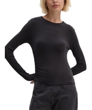 CALVIN KLEIN CK JEANS Lang&auml;rmliges T-Shirt mit Rundhalsausschnitt - T-Shirts und Tops f&uuml;r Damen