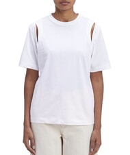 CALVIN KLEIN CK Kurz&auml;rmliges Cut-Out-T-Shirt - T-Shirts und Tops f&uuml;r Damen