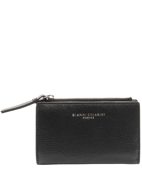 GIANNI CHIARINI GRANA DOLLARO  Kleine Lederbrieftasche Schwarz - Brieftaschen Damen