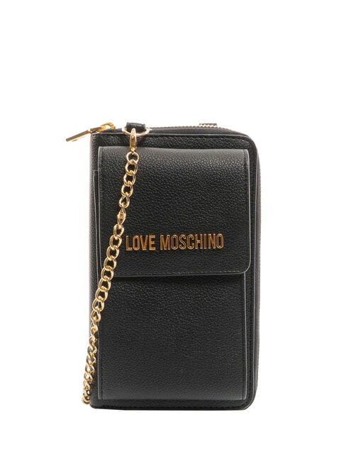 LOVE MOSCHINO JEWEL Smartphone-Geldbörse Schwarz - Brieftaschen Damen