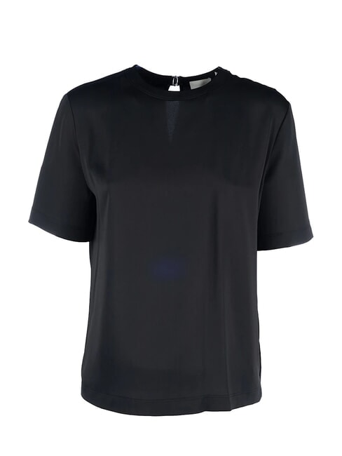 CALVIN KLEIN CK Kurzarmhemd im Relaxed Fit ck schwarz - Damenblusen