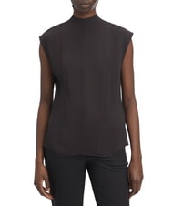 CALVIN KLEIN CK Kurzarm-Blusenshirt aus Viskose - Damenblusen