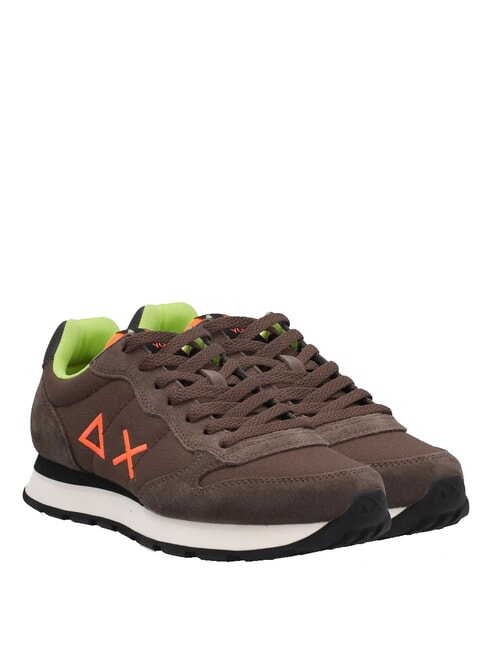 SUN68 TOM FLUO  Turnschuhe Braun - Herrenschuhe