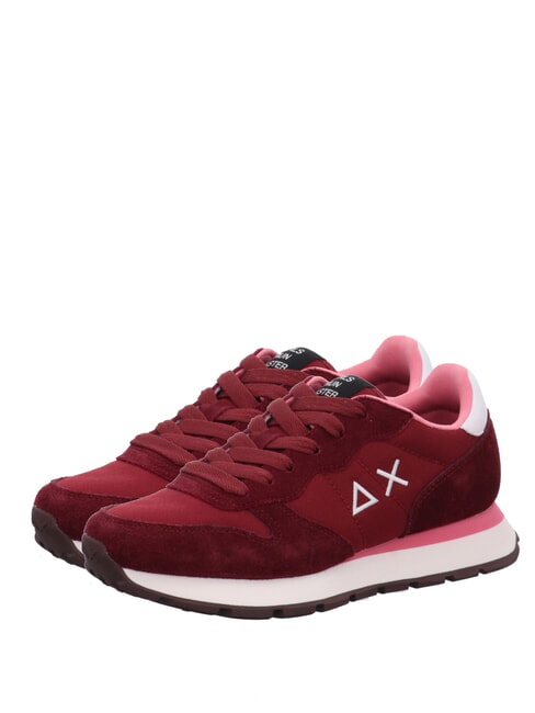 SUN68 ALLY SOLID  Turnschuhe Bordeaux - Damenschuhe