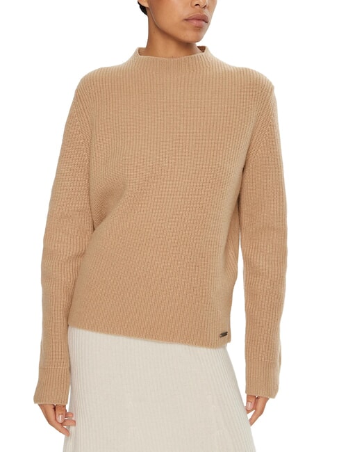 CALVIN KLEIN CK Locker geschnittener Wollpullover Amphora - Damenpullover