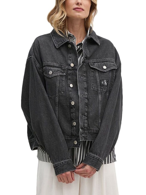 CALVIN KLEIN CK JEANS Jeansjacke aus Baumwolle Jeansgrau - Damenjacken