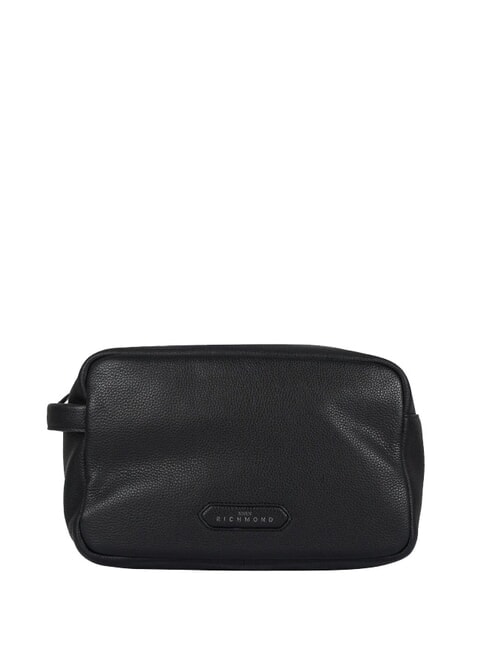 JOHN RICHMOND JR Kosmetiktasche aus Leder Schwarz - Reisetaschen