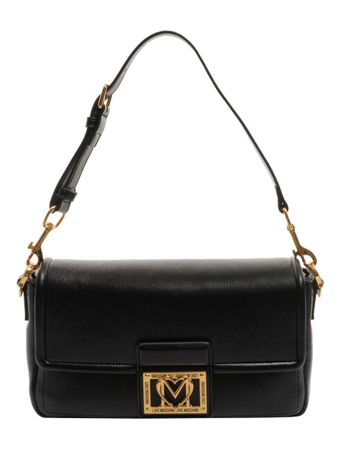 LOVE MOSCHINO LOCKED IN GOLD  Umhängetasche, mit Schultergurt Schwarz - Damentaschen