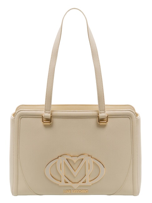 LOVE MOSCHINO LOGO  Einkaufstasche Elfenbein - Damentaschen