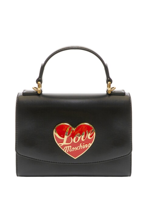 LOVE MOSCHINO LOVE HEART Handtasche, mit Schultergurt Schwarz - Damentaschen