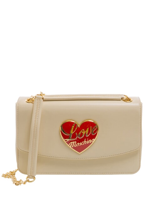 LOVE MOSCHINO LOVE HEART  Umhängetasche Elfenbein - Damentaschen