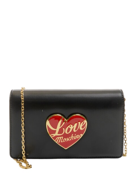 LOVE MOSCHINO LOVE HEART  Umhängetasche Schwarz - Damentaschen