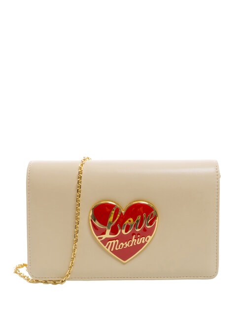 LOVE MOSCHINO LOVE HEART  Umhängetasche Elfenbein - Damentaschen