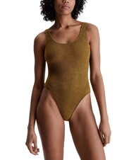 CALVIN KLEIN CK Einteiliger Badeanzug mit r&uuml;ckenfreiem - Bademode f&uuml;r Damen