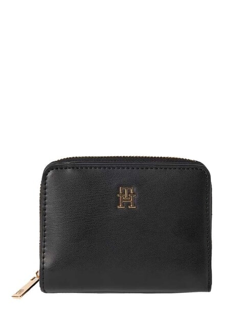 TOMMY HILFIGER TH ICON Kleine Geldbörse Schwarz - Brieftaschen Damen
