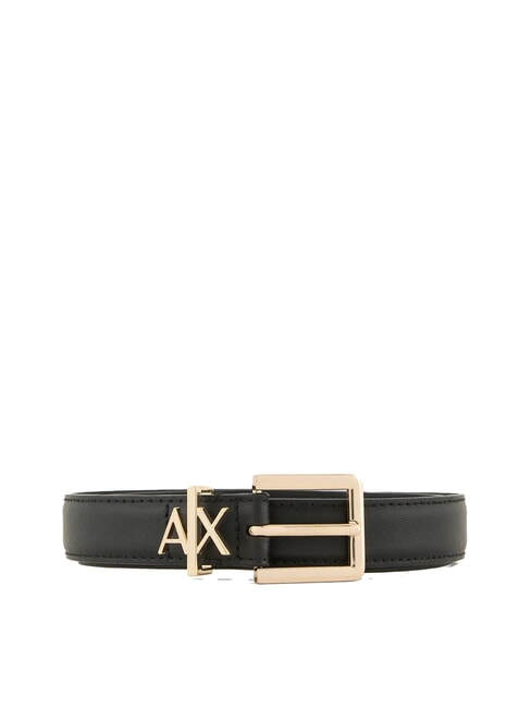 ARMANI EXCHANGE TONGUE Ledergürtel Schwarz - Gürtel