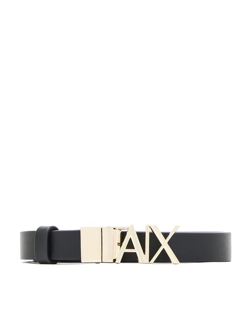 ARMANI EXCHANGE CINTURA Wendbarer Ledergürtel schwarz / schokolade - Gürtel