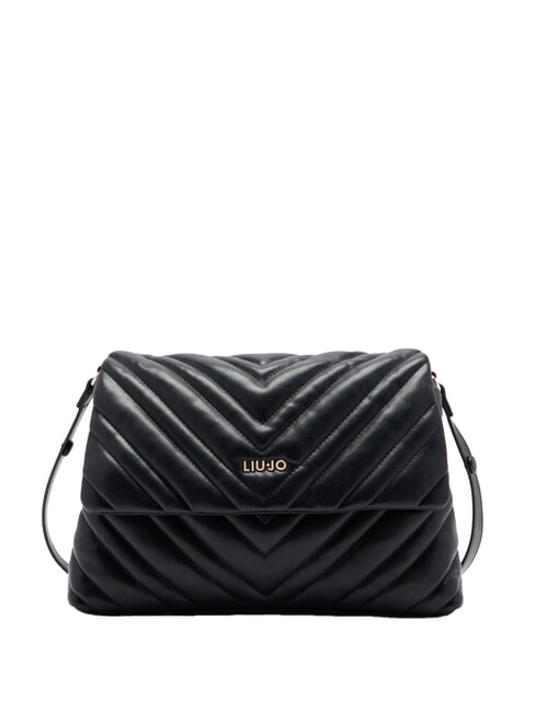 LIUJO LUNNY Mittelgroße gesteppte Hobo-Tasche SCHWARZ - Damentaschen