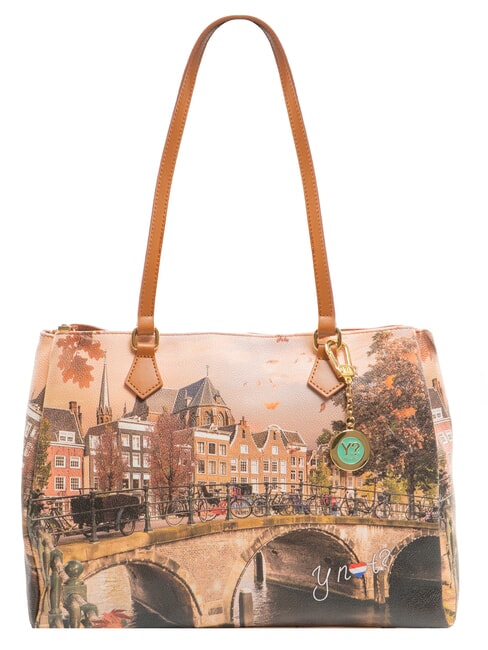YNOT YESBAG Bedruckte Umhängetasche Herbstfluss - Damentaschen