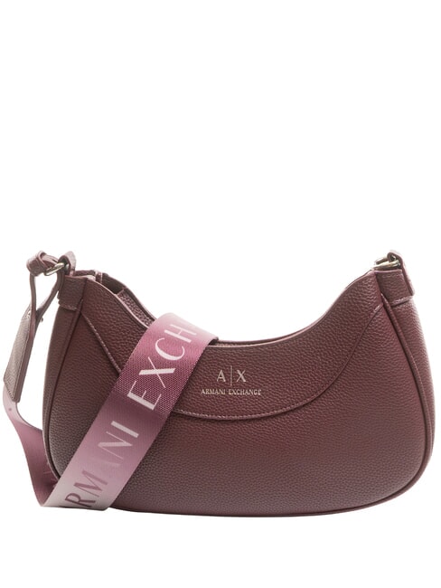 ARMANI EXCHANGE SMALL HOBO Schultertasche Rille - Damentaschen