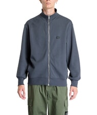 CALVIN KLEIN CK JEANS Rollkragen-Sweatshirt mit durchgehendem Rei&szlig;verschluss Ebenholz - Sweatshirts Herren - 1