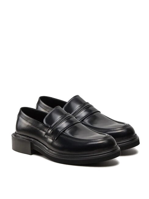 CALVIN KLEIN CK Loafer aus gebürstetem Leder ck schwarz - Herrenschuhe