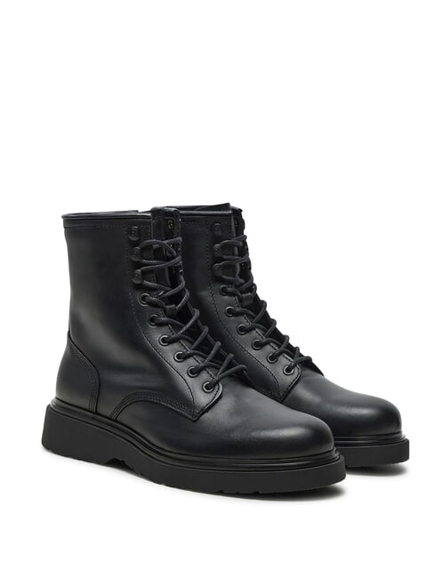 CALVIN KLEIN CK Schnürstiefeletten aus Leder ck schwarz - Herrenschuhe