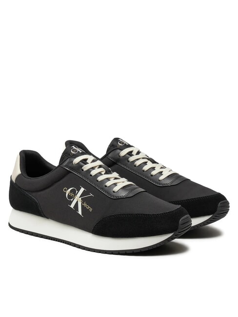 CALVIN KLEIN CK JEANS Laufschuhe schwarz/eierschale/weiß - Herrenschuhe