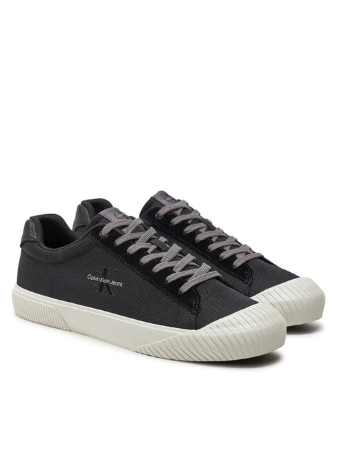 CALVIN KLEIN CK JEANS Stoff-Sneaker schwarz/hellweiß - Herrenschuhe