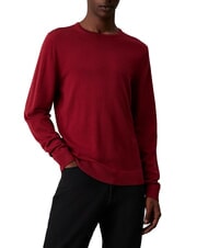 CALVIN KLEIN SUPERIOR WOOL Pullover aus Wolle mit Rundhalsausschnitt - Herrenpullover