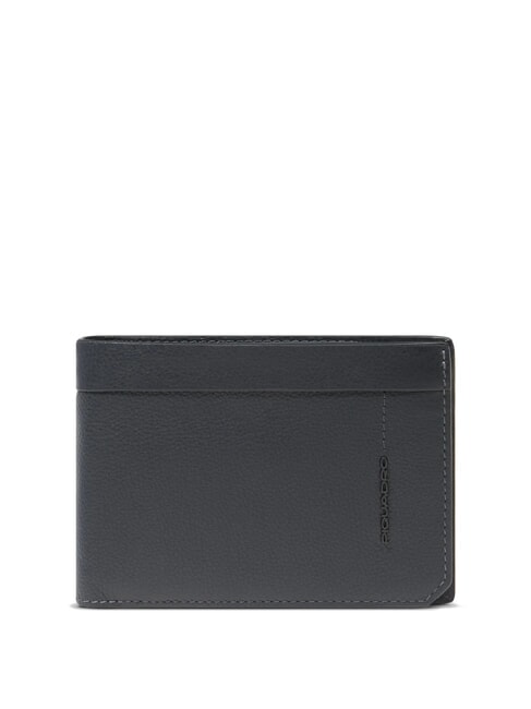 PIQUADRO W137 Lederbrieftasche Schwarz - Brieftaschen Herren